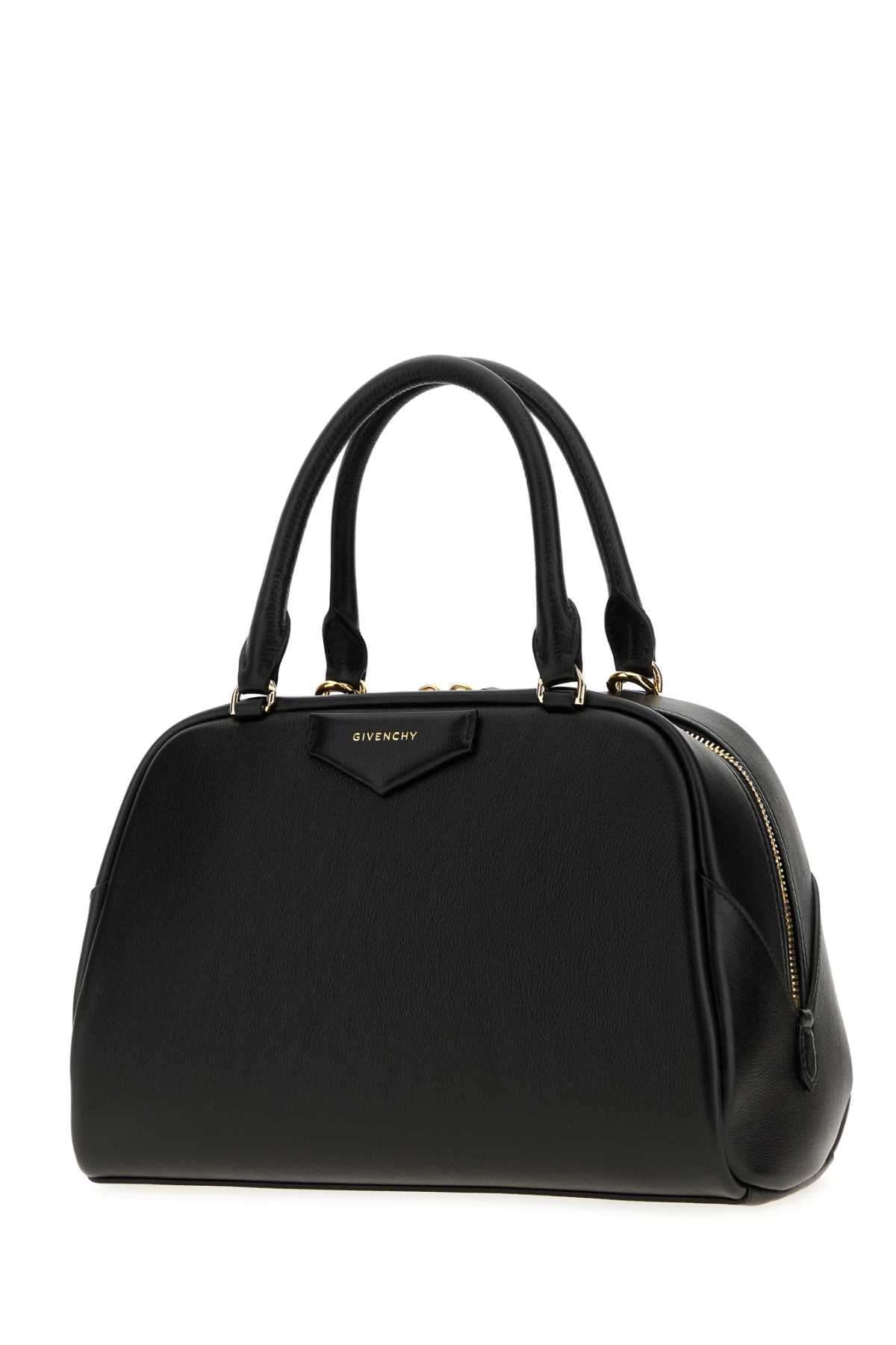 Black Leather Medium Antigona East-West Soft Handbag Borse A Mano