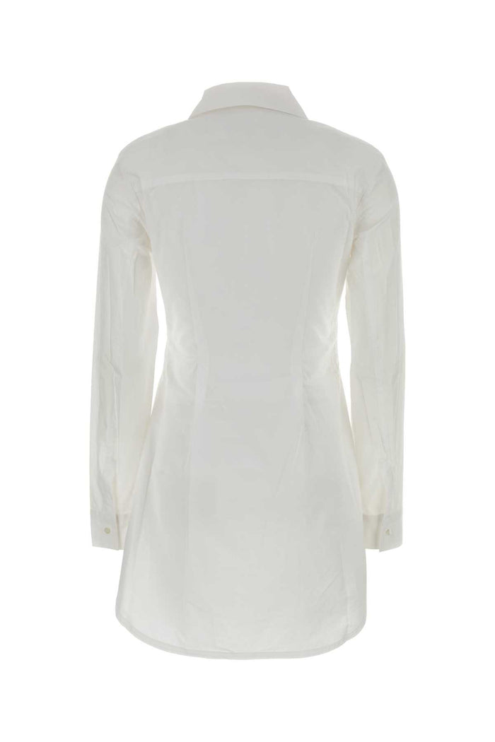 White Poplin Shirt Exterior: Cotton Camicie