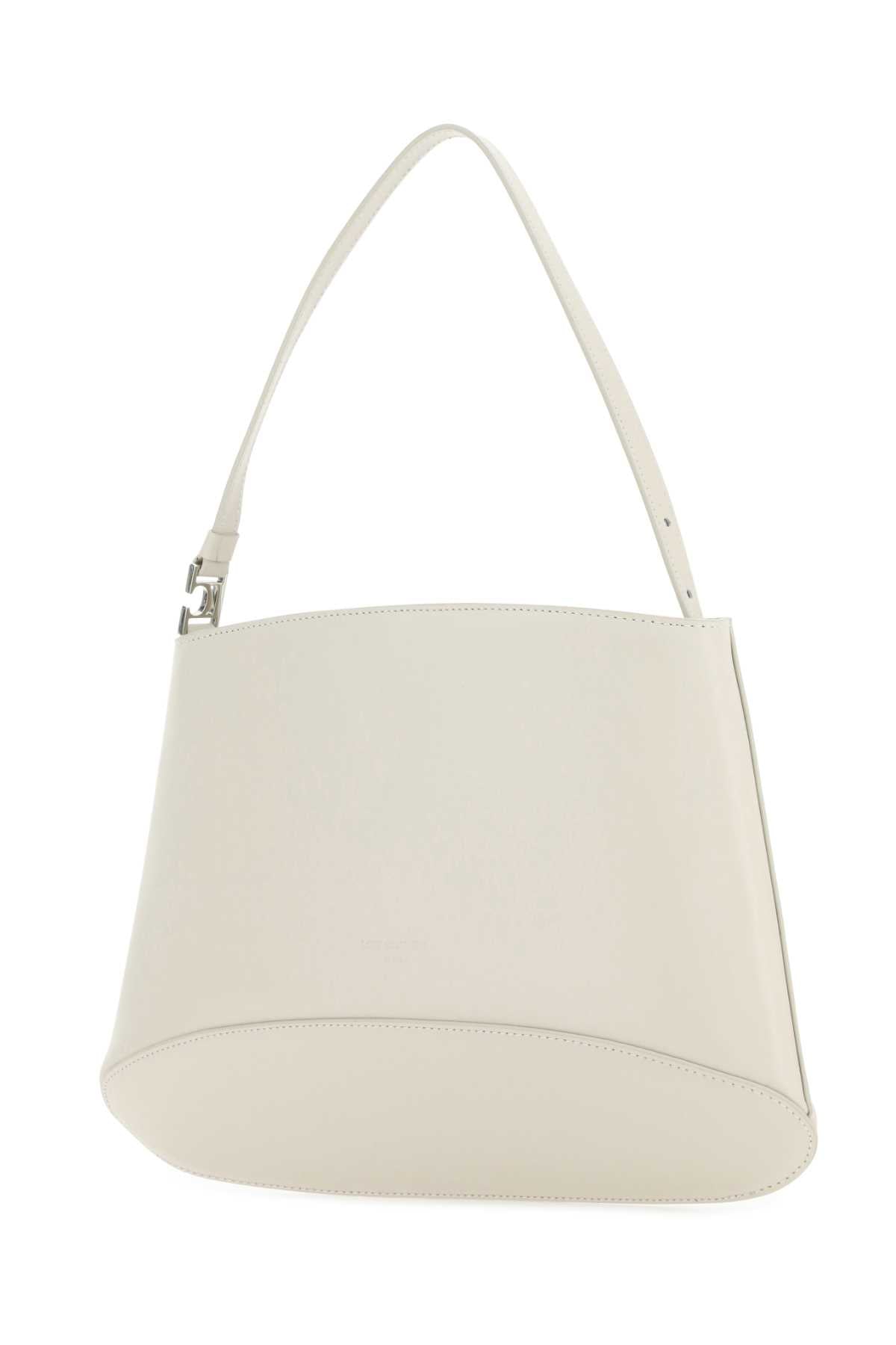 Ivory Leather Handbag 0813 Borse A Mano