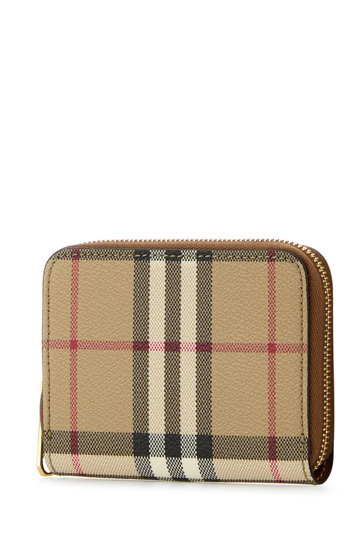 Printed Canvas Wallet Vintchckbrirbrown Portafogli