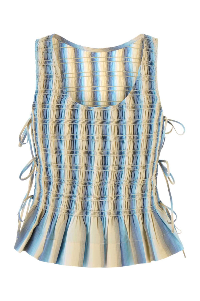 Multicolor Cotton Top Exterior: Maglie