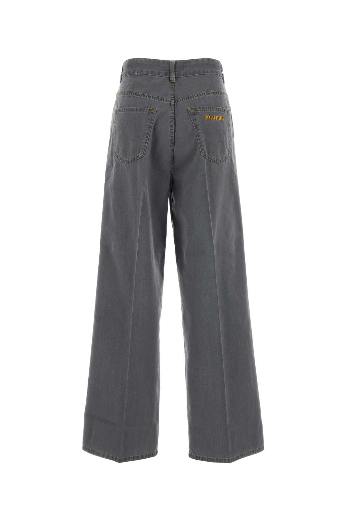 Grey Denim Jeans Grigio Exterior: Cotton Pantaloni