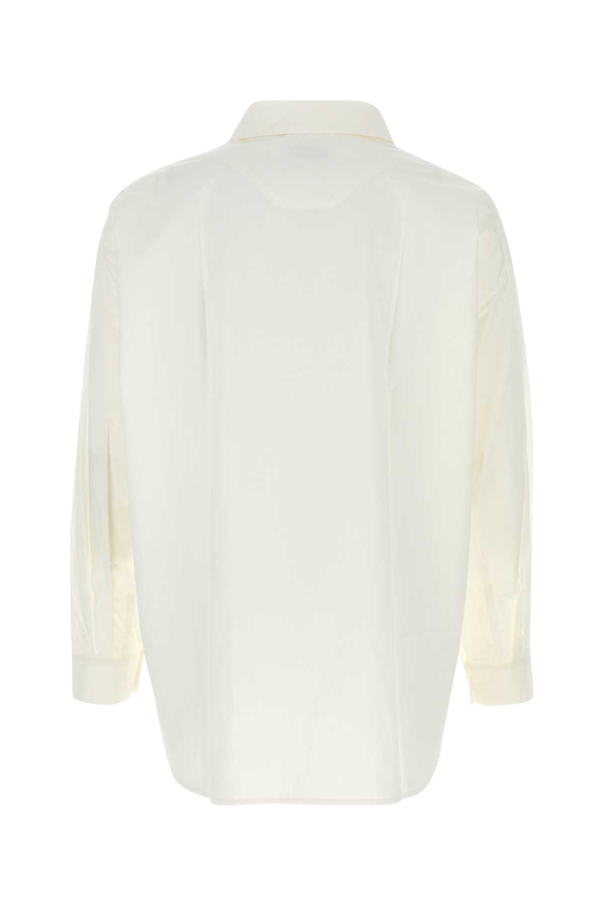 White Piquet Claude Polo Shirt Exterior: Cotton
