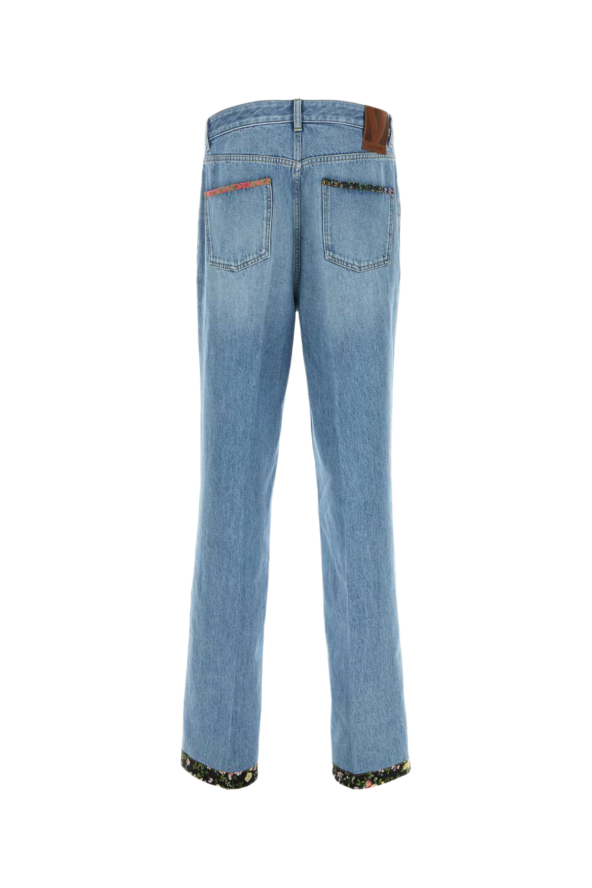 Denim Jeans Denimblulavchiaro Exterior: Cotton