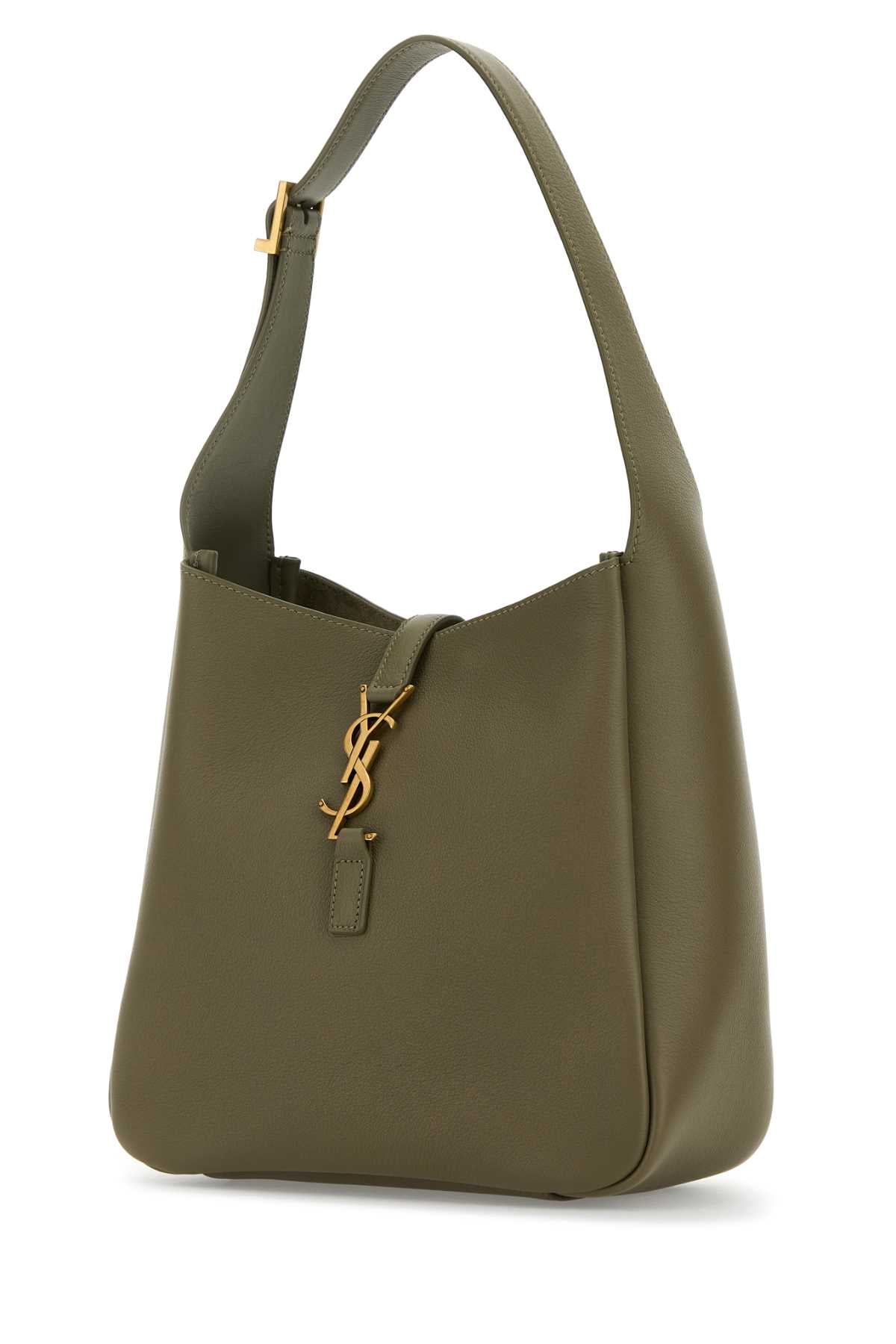 Khaki Leather Small Le 5 Ã 7 Soft Shoulder Bag Strongmoss Borse A Mano