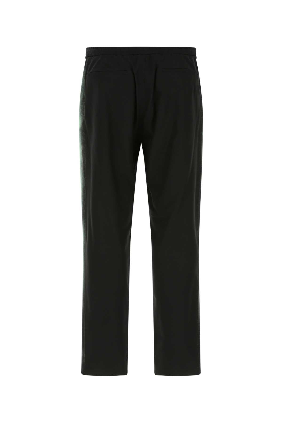 Black Acetate Blend Pant 900 Exterior: Cotton Pantaloni