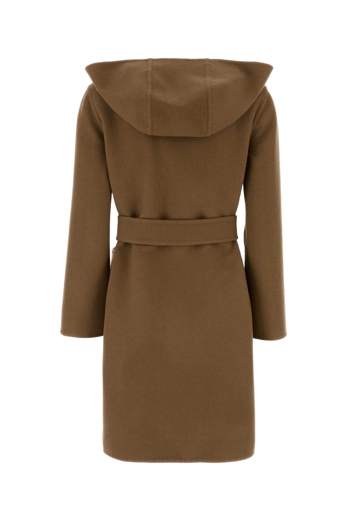 Camel Wool Reversibile Coat Cameltreaclebnchk Exterior: Cappotti