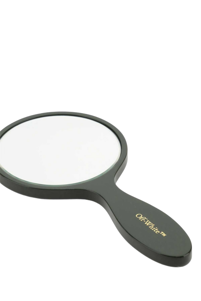 Army Green Acetate Bookish Hand Mirror Armygreengold Exterior: Casa/bagno