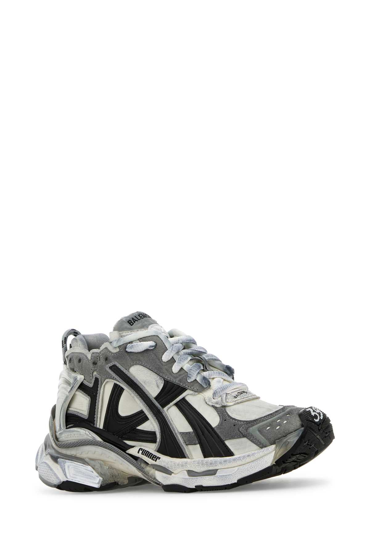 Greywhiteblack T Polyurethane Polyester Sneaker