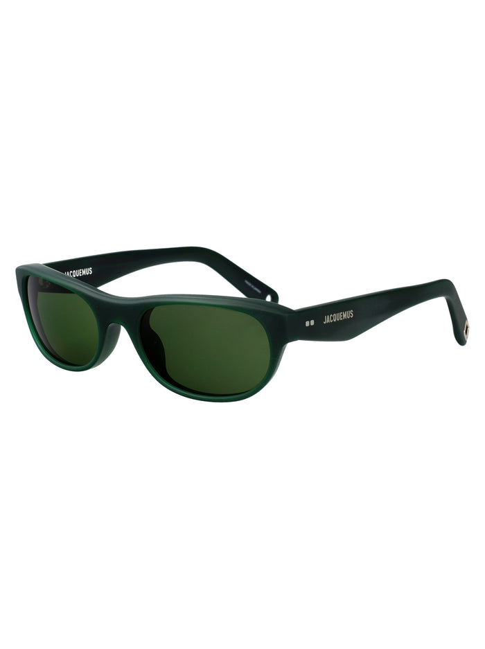 Sole Matt Green/ Silver/ Green Acetate Sunglasses