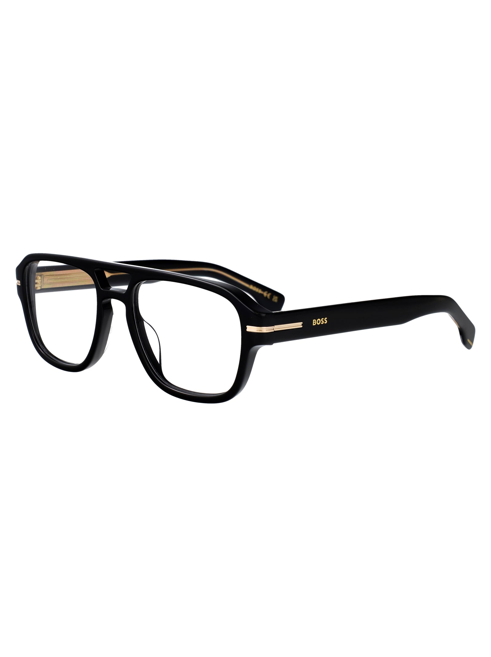 Boss 1854-G Black Acetate Optical