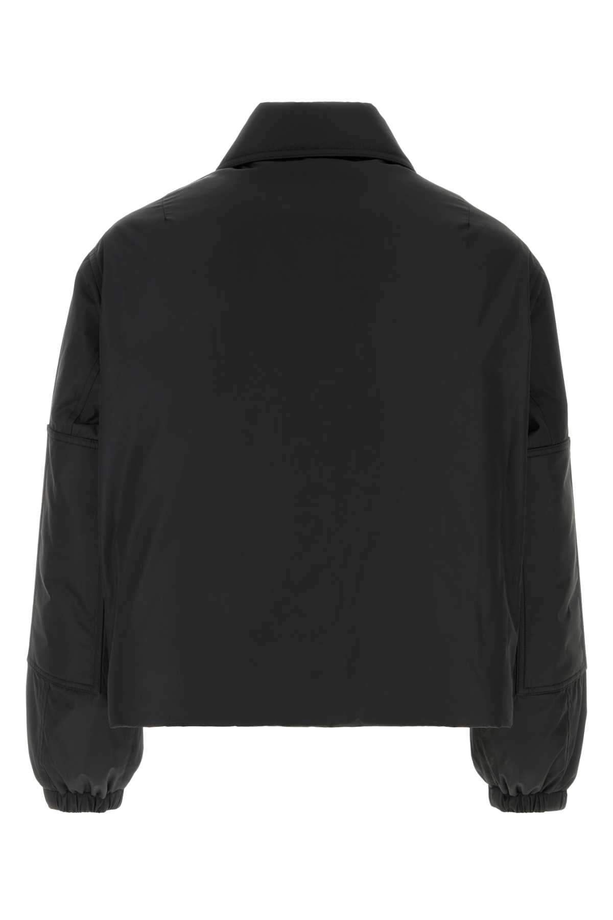 Black Polyester Padded Jacket Giubbini