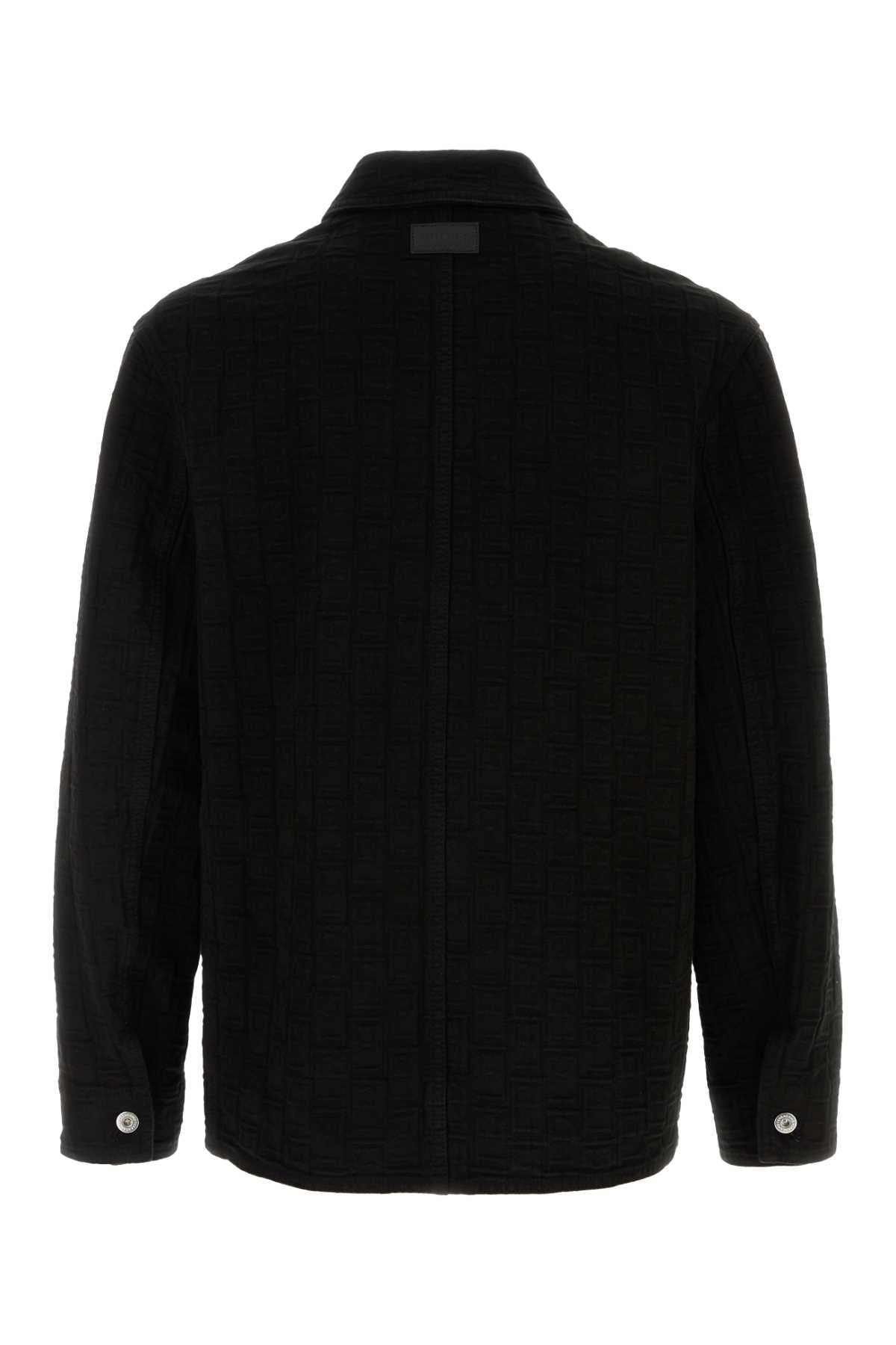 Black Denim Shirt Nero Exterior: Cotton Camicie