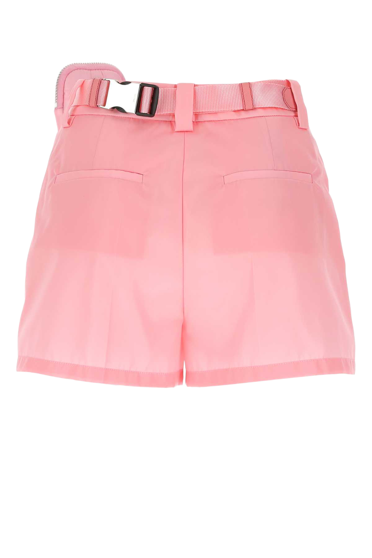Pink Nylon Shorts F0028 Exterior