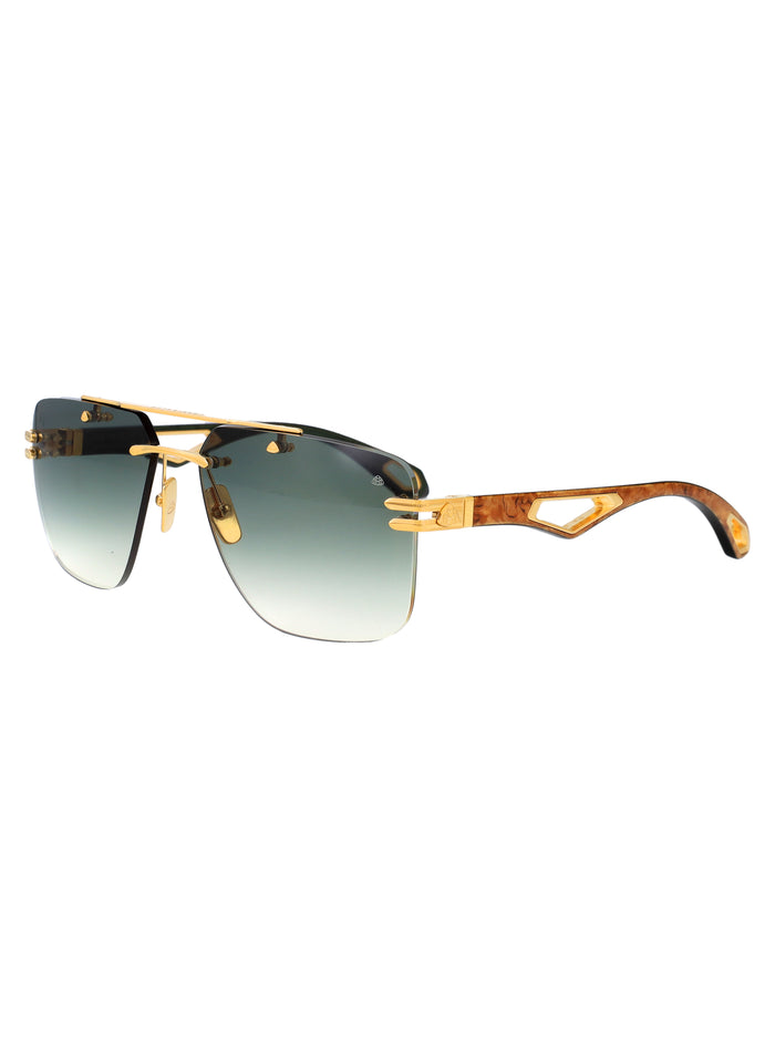The President I Gold Plated Titanium Sunglasses