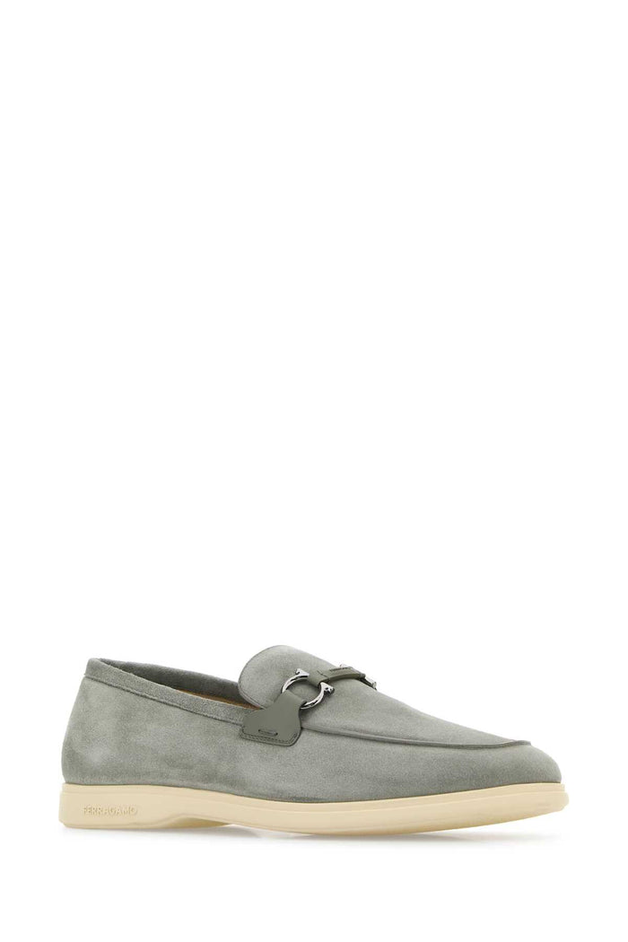Grey Suede Cosimo Loafers Ashgreyashgreynaturale Upper: Split(calf)+calf Mocassini