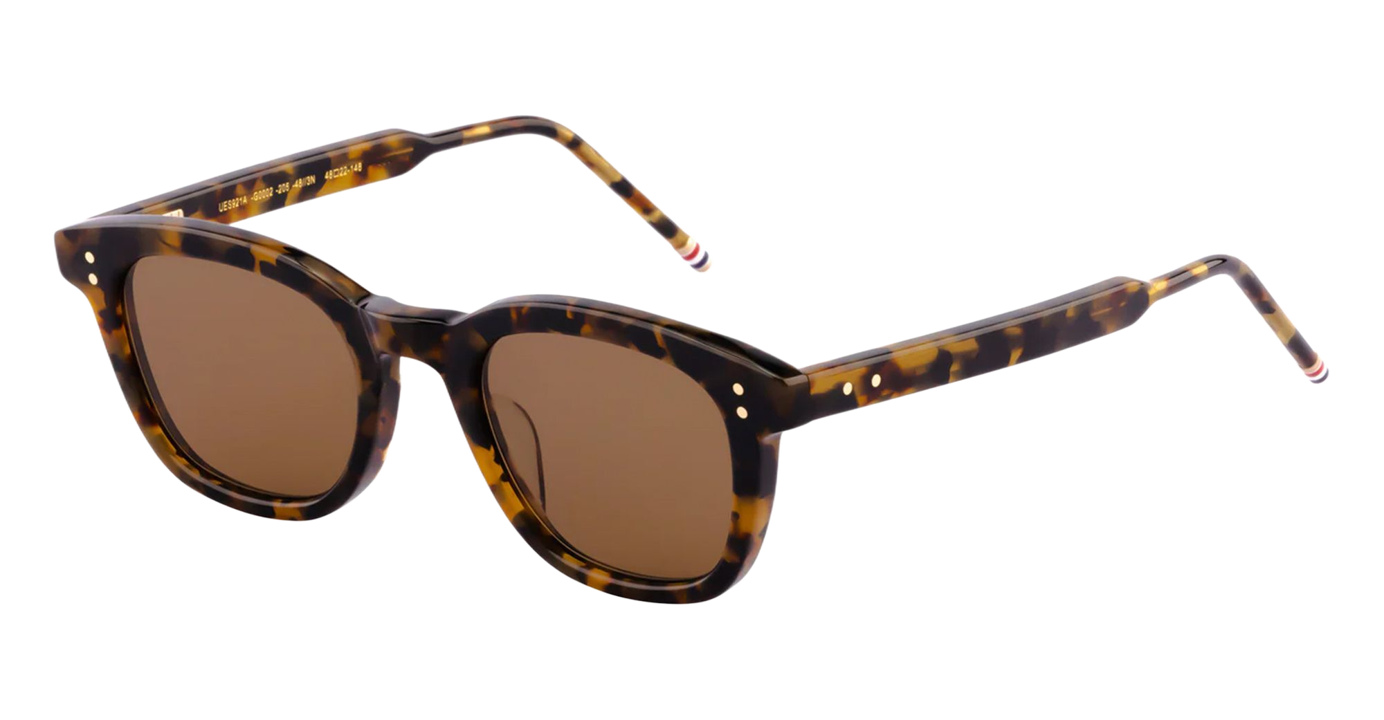 Rectangular - Dark Brown Acetate Sunglasses