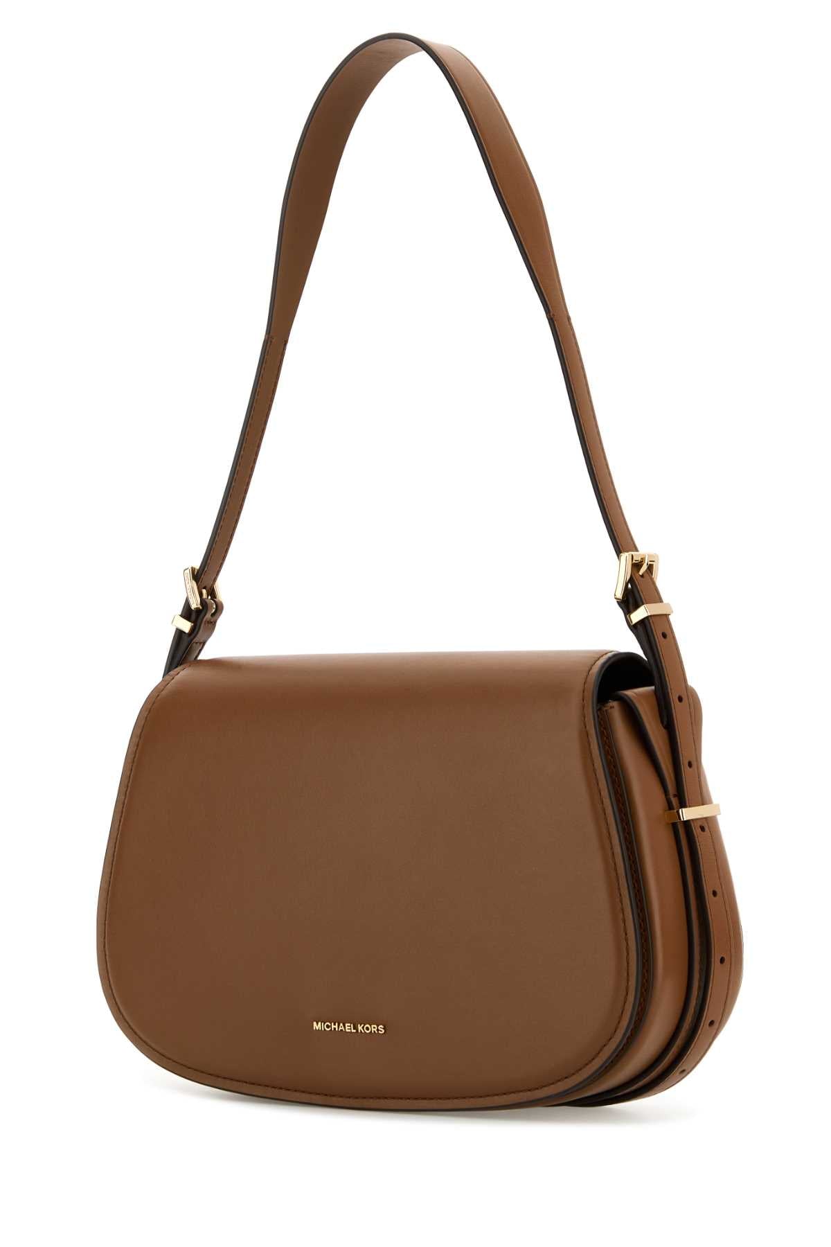 Caramel Leather Moore Shoulder Bag Luggage Borse A Mano