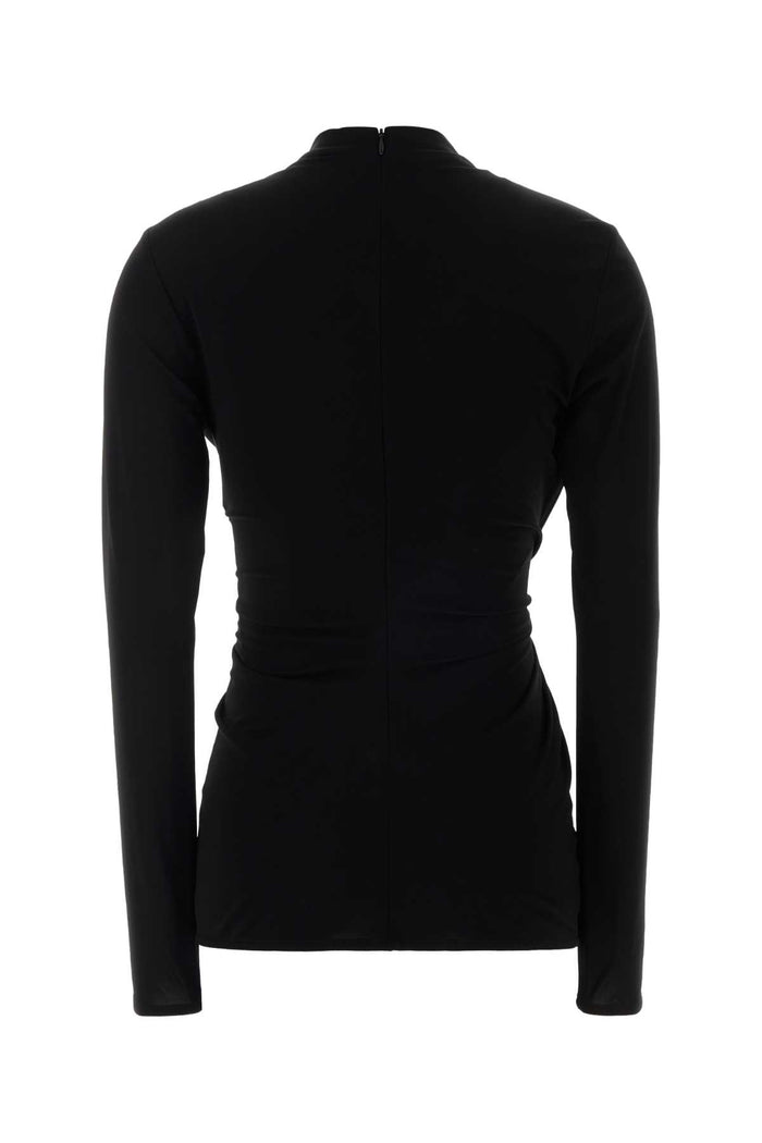 Black Exterior: Viscose Maglie