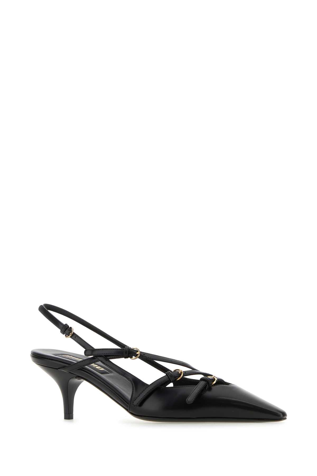 Nero Calfleather Scarpe Con Tacco