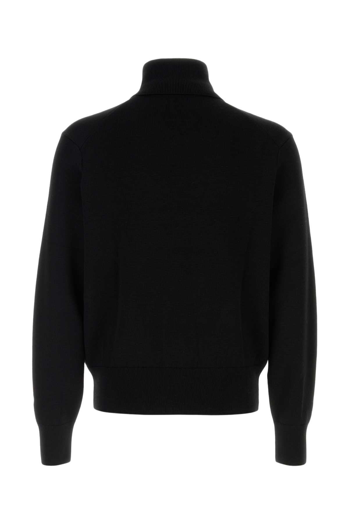 Black Wool Sweater Noirrouge Exterior: Merino Maglie