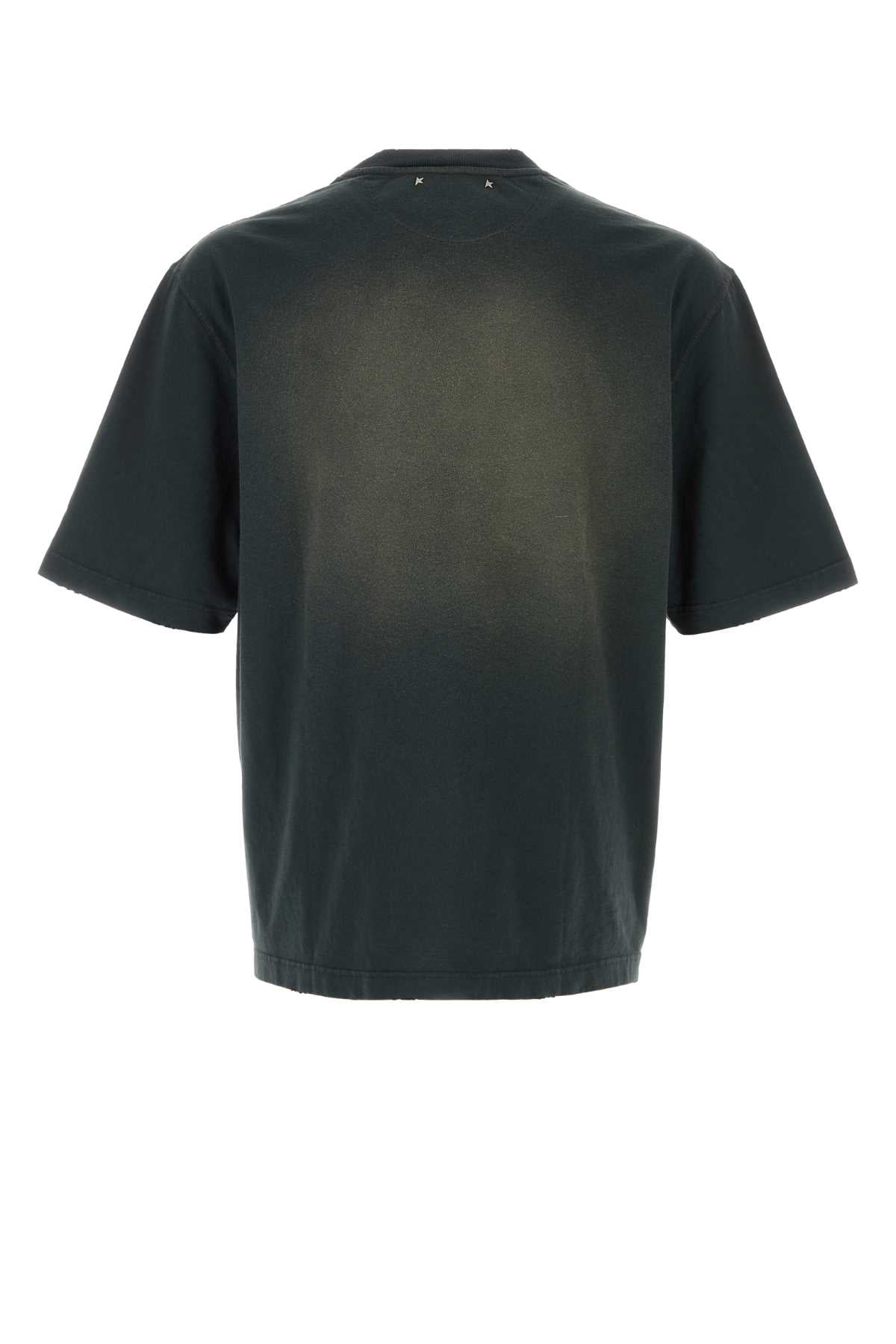 Bleachedwashedblack Exterior: Cotton T-shirt