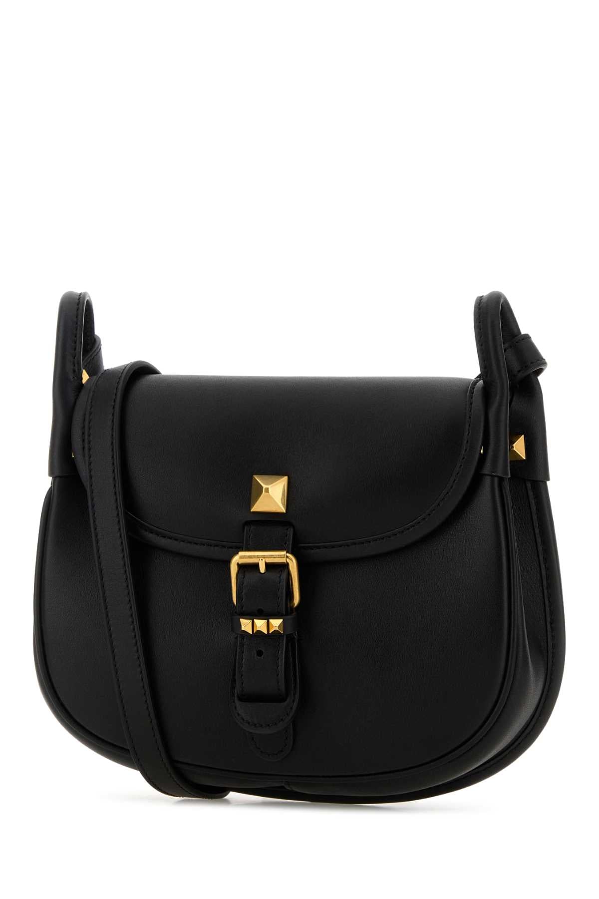 Black Leather Flaneuse Crossbody Bag Nero Calf - Bos Taurus Borse A Tracolla
