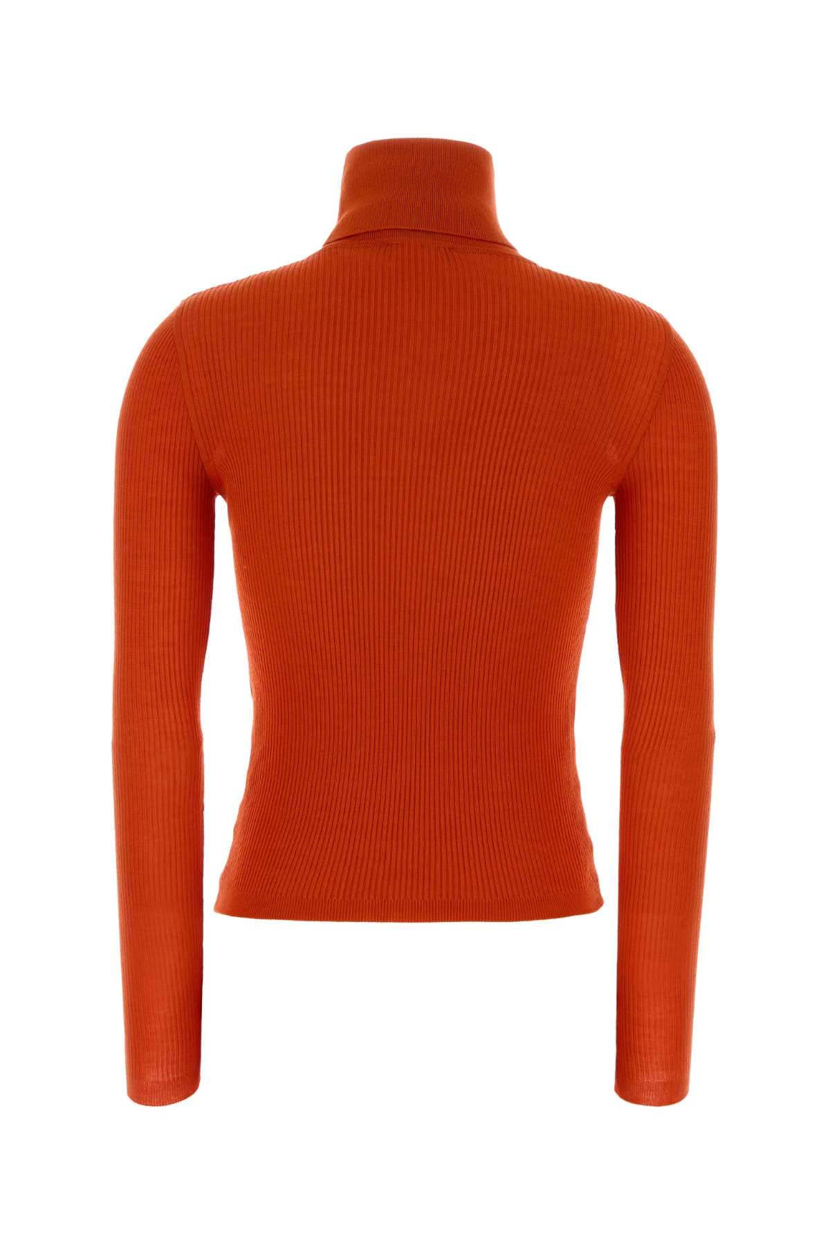 Orange Exterior: Cashmere Wool Silk Maglieria