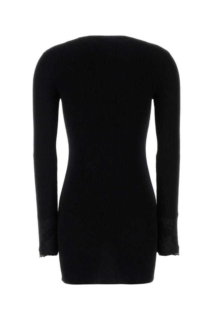 Black Cashmere Dress Nero Exterior: Maglie