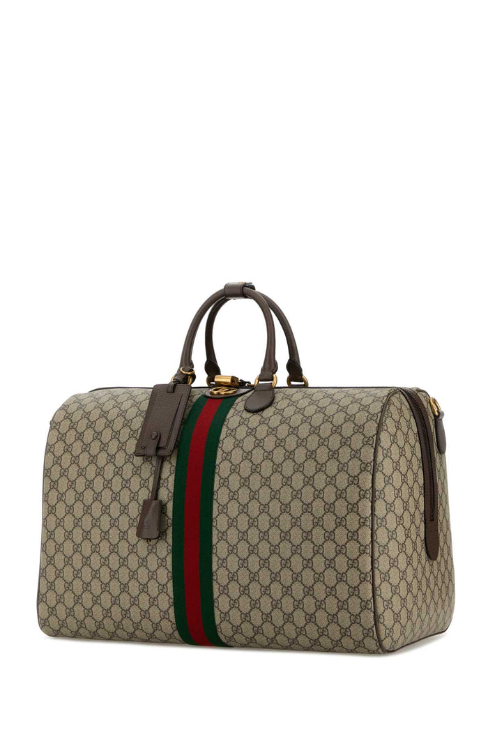 Printed Canvas Large Gucci Savoy Travel Bag Oldbebnacerovrv Borse Da Viaggio
