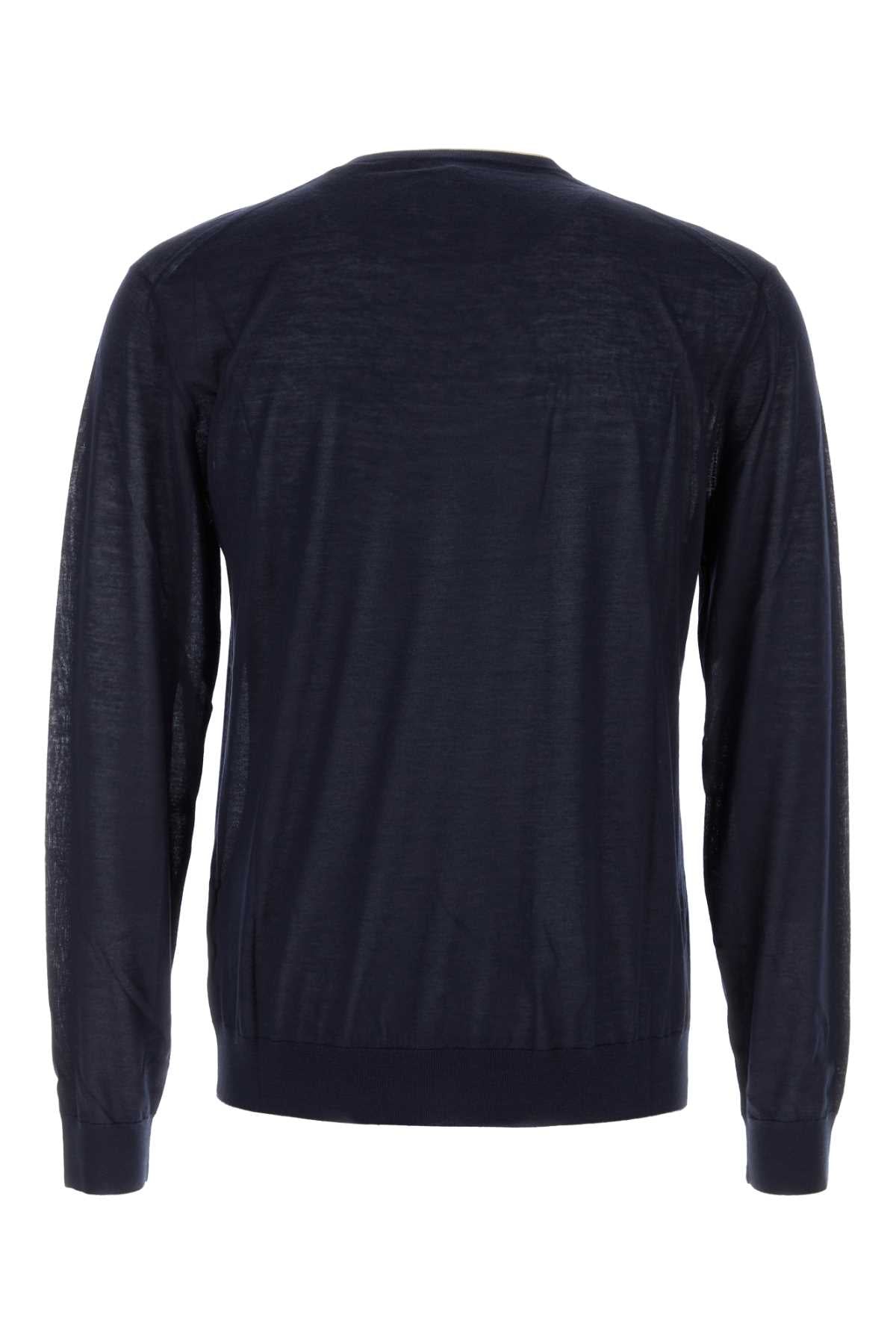 Bleu Exterior: Cashmere Silk Maglieria