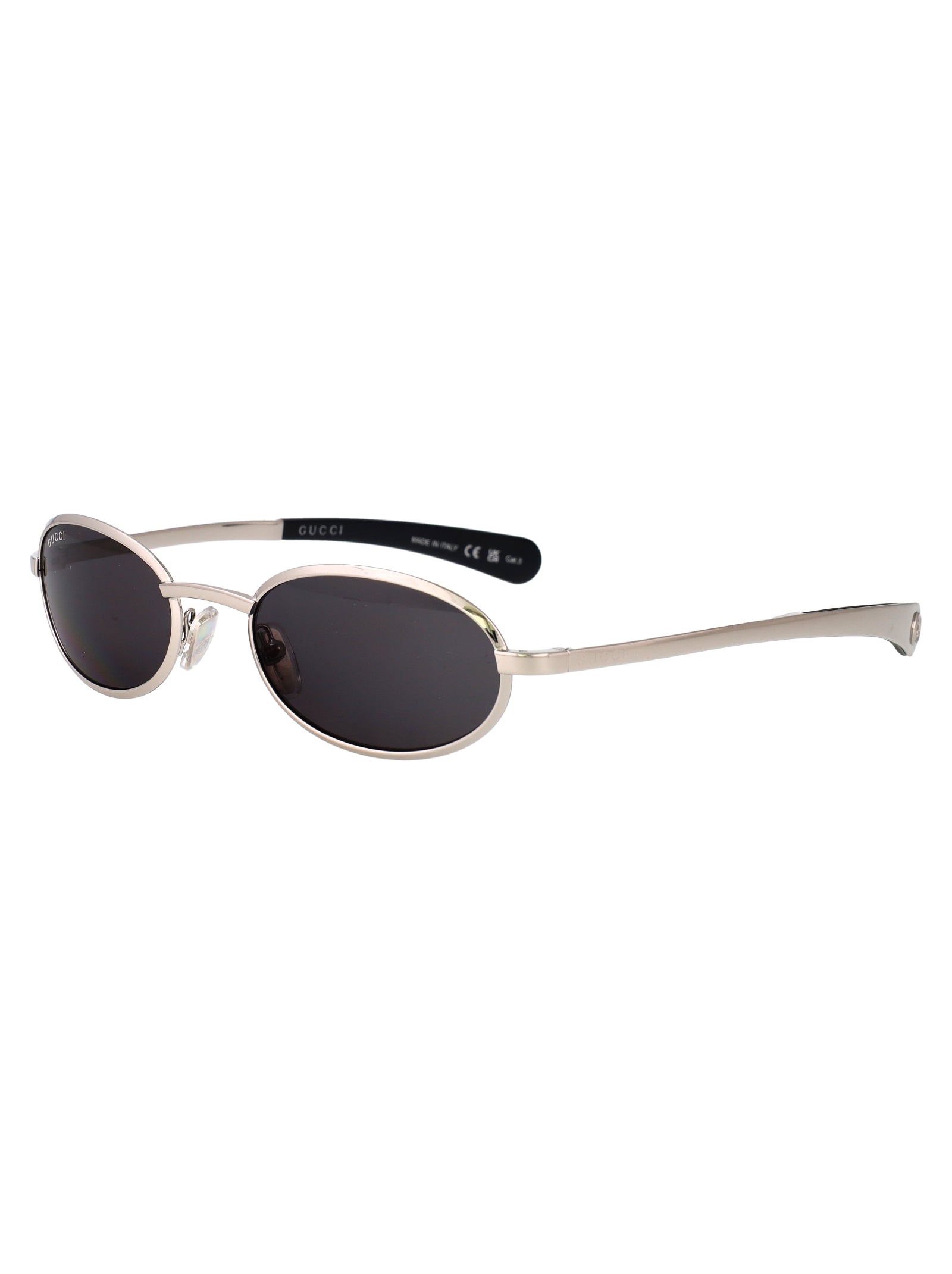 Gg1942s 002 Silver-silver-grey Metal Sunglasses