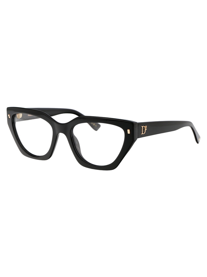 D2 0117 Black Acetate Optical