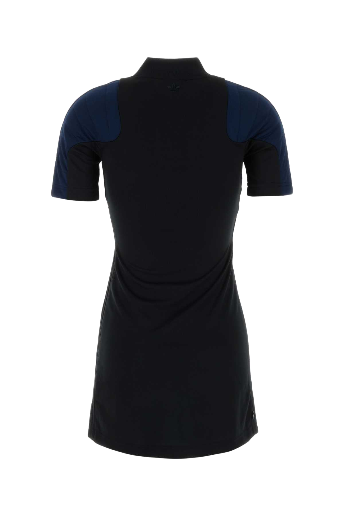 Black Polyester Adidas By Miaou Mini Dress Exterior: Abiti