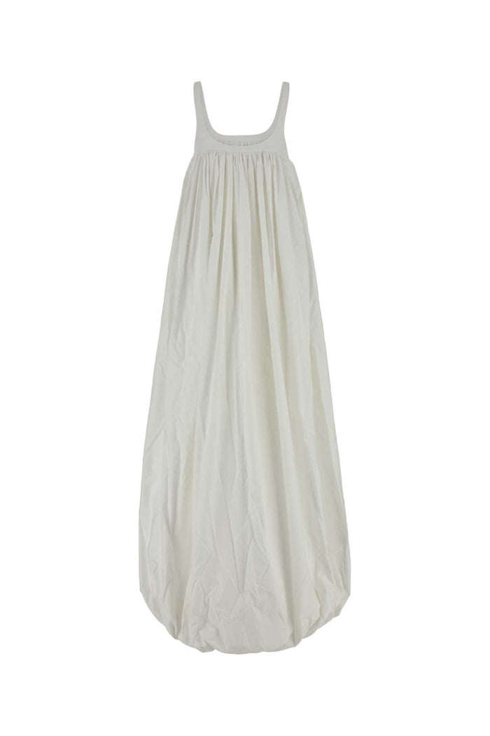 White Poplin Nora Dress Abiti