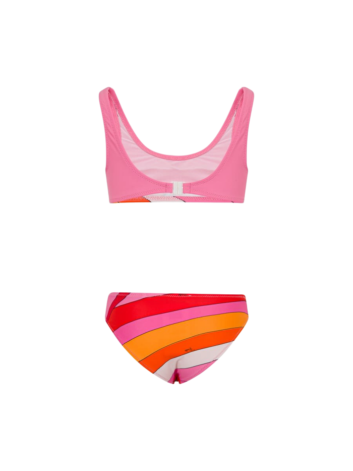 Bikini Costume Pink Polyamide Elastane Swimwear
