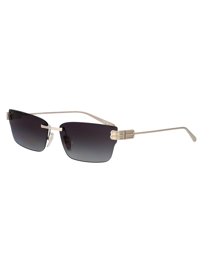 Bb0487s Silver-silver-smoke Metal Sunglasses