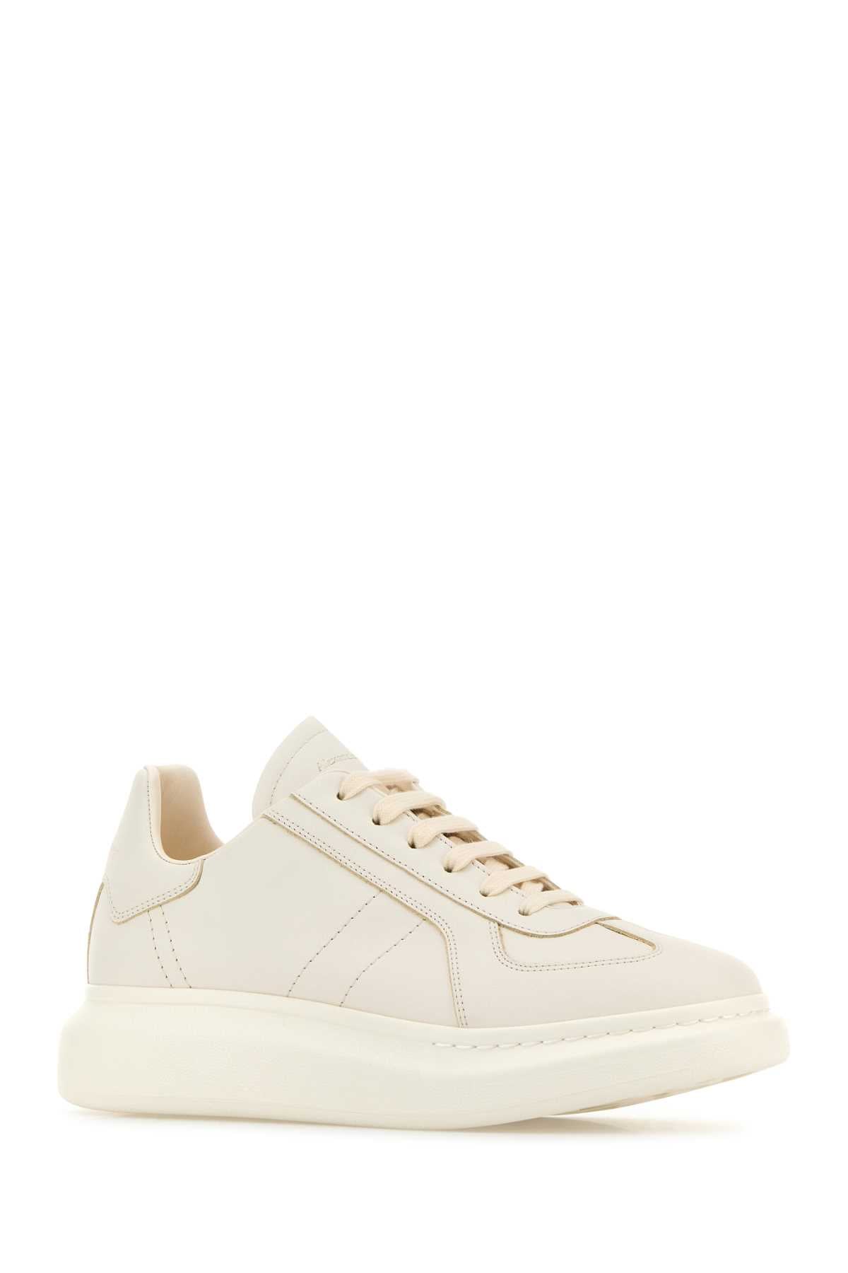 White Leather Sneakers Offwhite