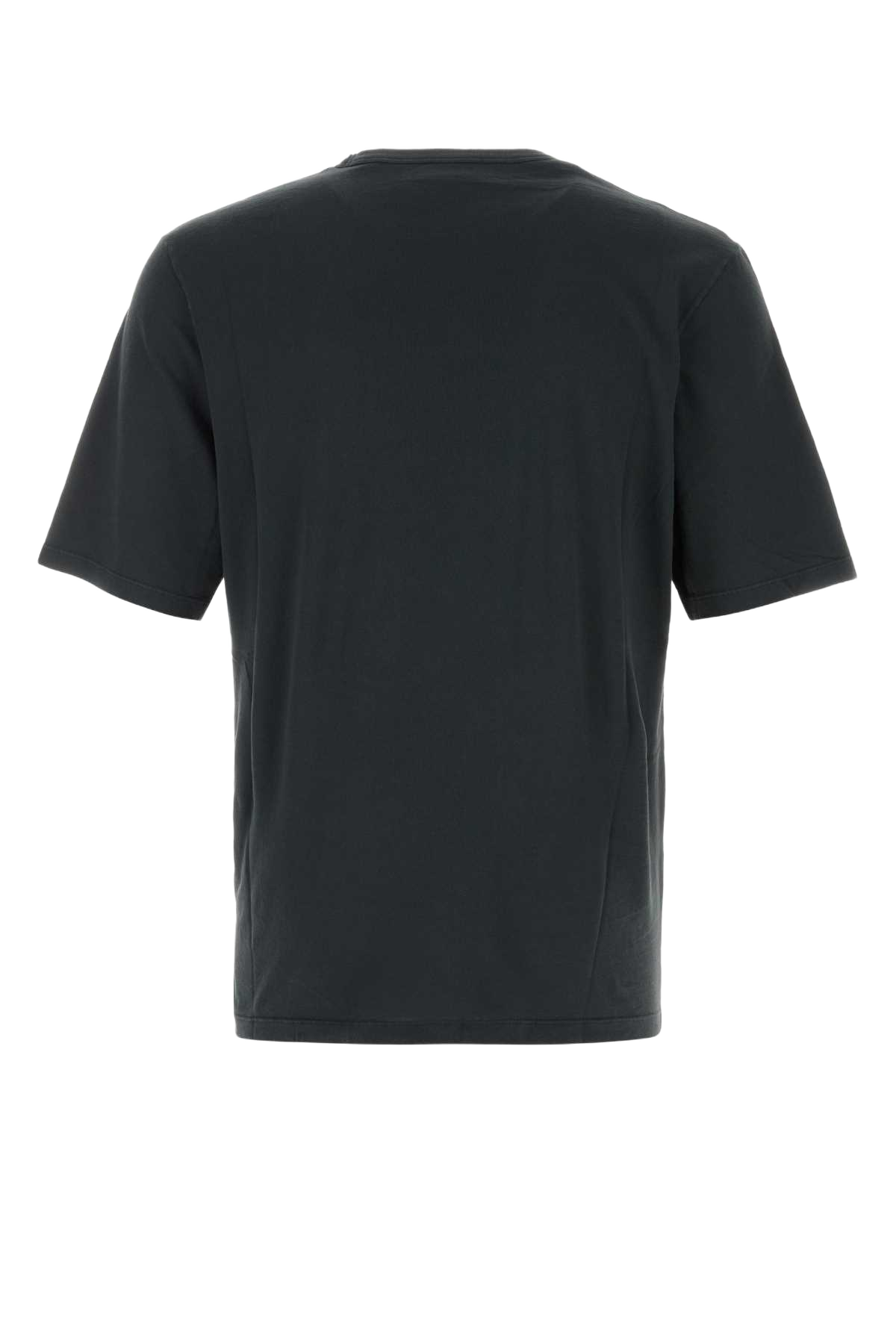 Charcoal Cotton T-Shirt Noirblanchi Exterior