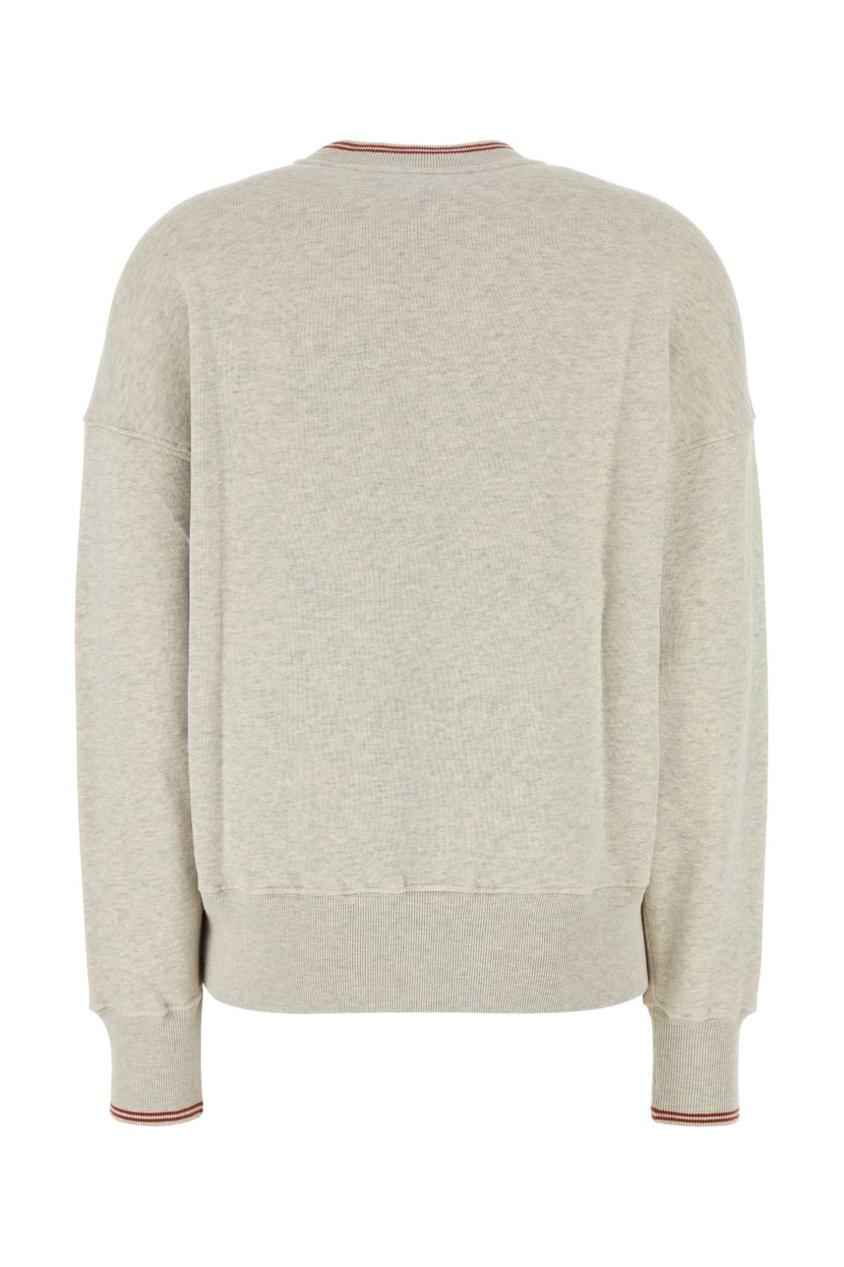 Melange Light Grey Cotton Main Wom Sweatshirt 75jj Exterior: Felpe