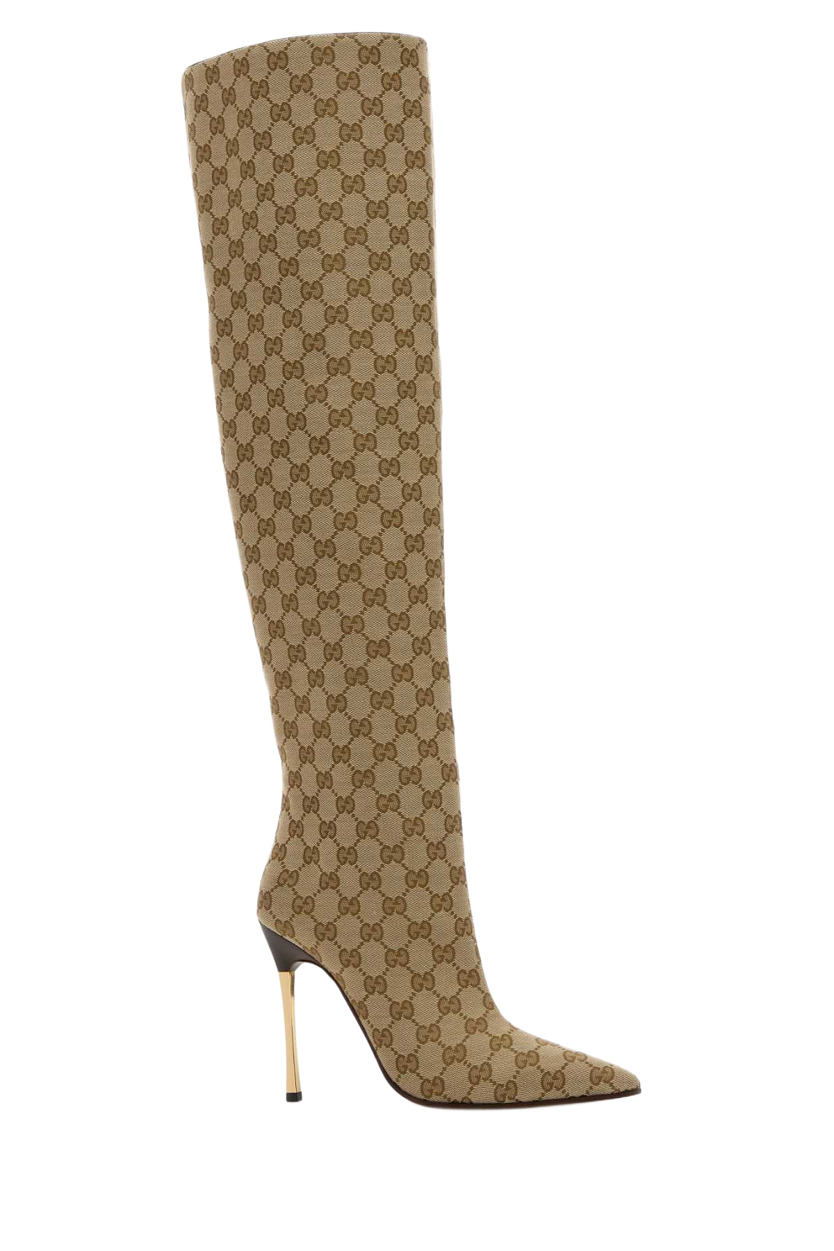 Gg Fabric Boots Vintagesand Stivali