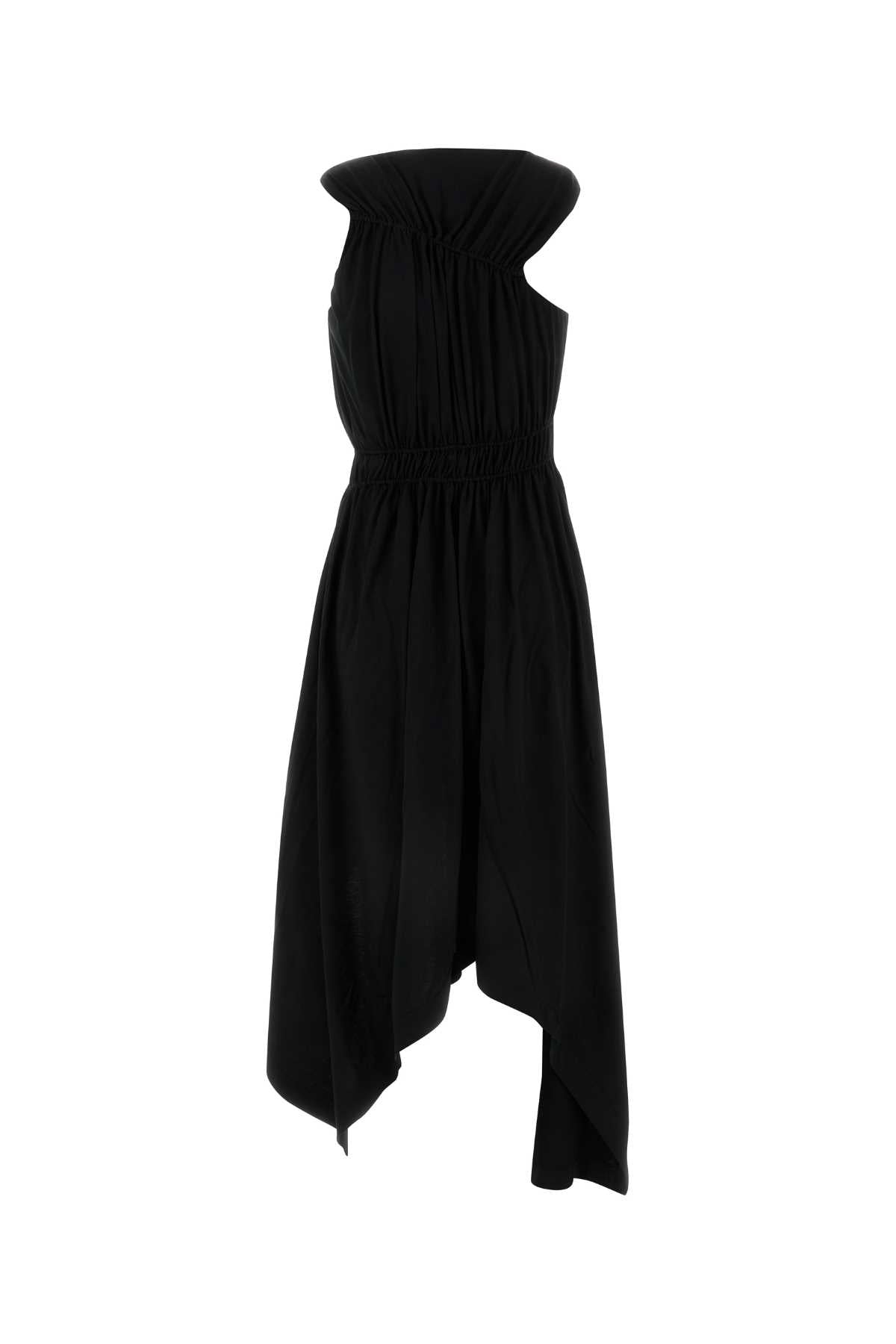 Black Jersey Dress Exterior: Cotton Abiti