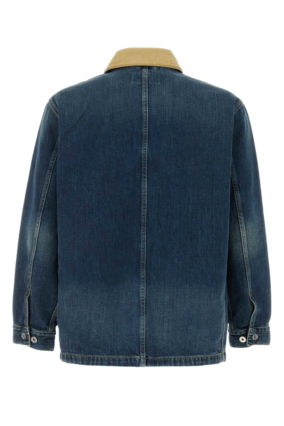 Denim Warren Chore Coat Bluedustyhbrowndarkusedwash Exterior: Cotton Cappotti