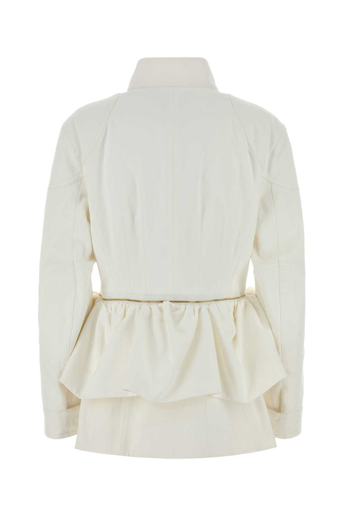 White Cotton Esperanto Jacket Orchid Giubbini