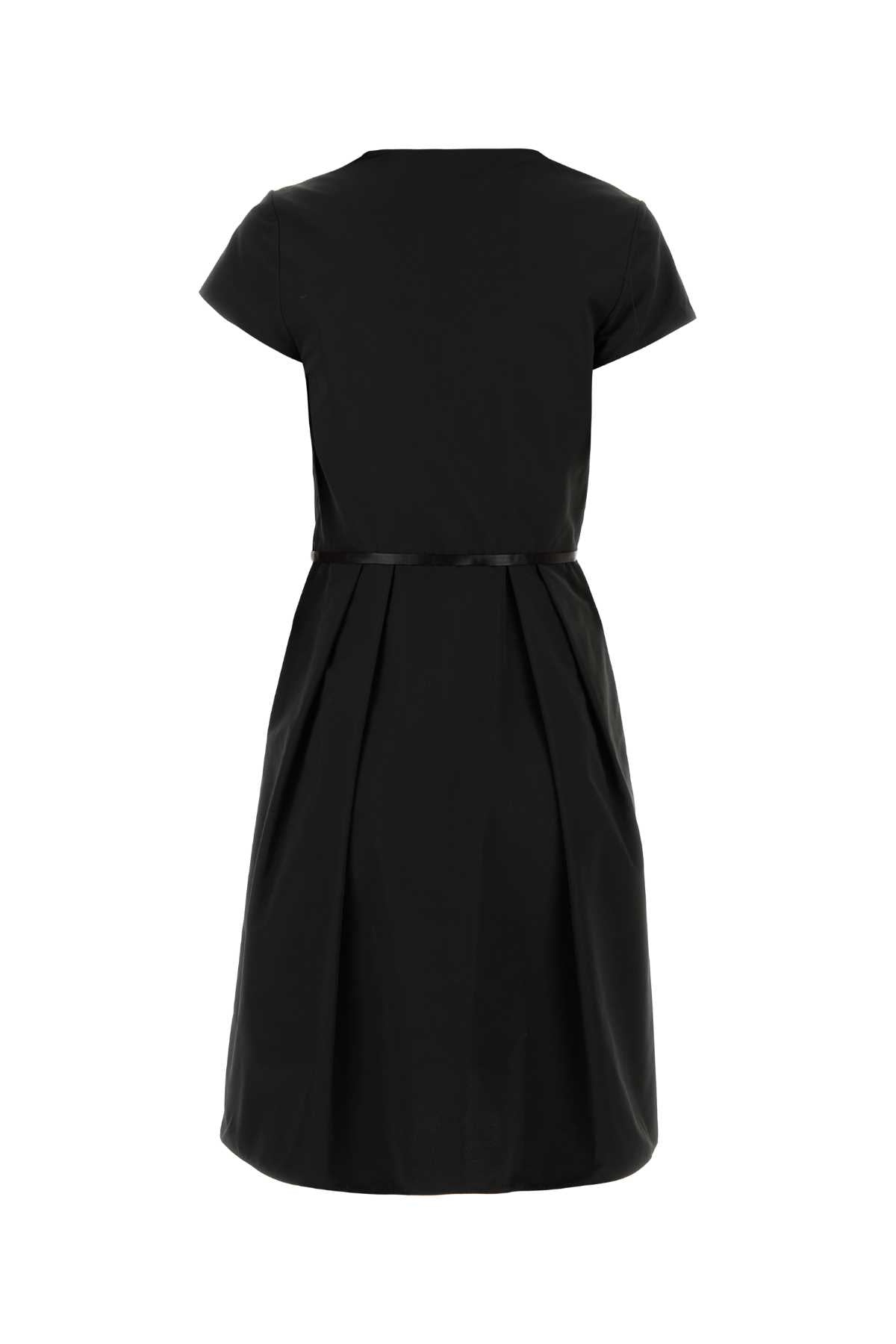 Black Taffetas Mini Dress Exterior: Polyester Cotton Abiti