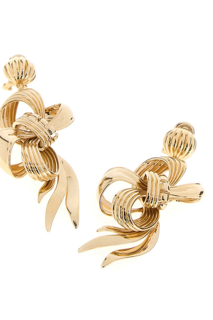 Gold Metal Earrings Oro Ottone-acciaio Orecchini