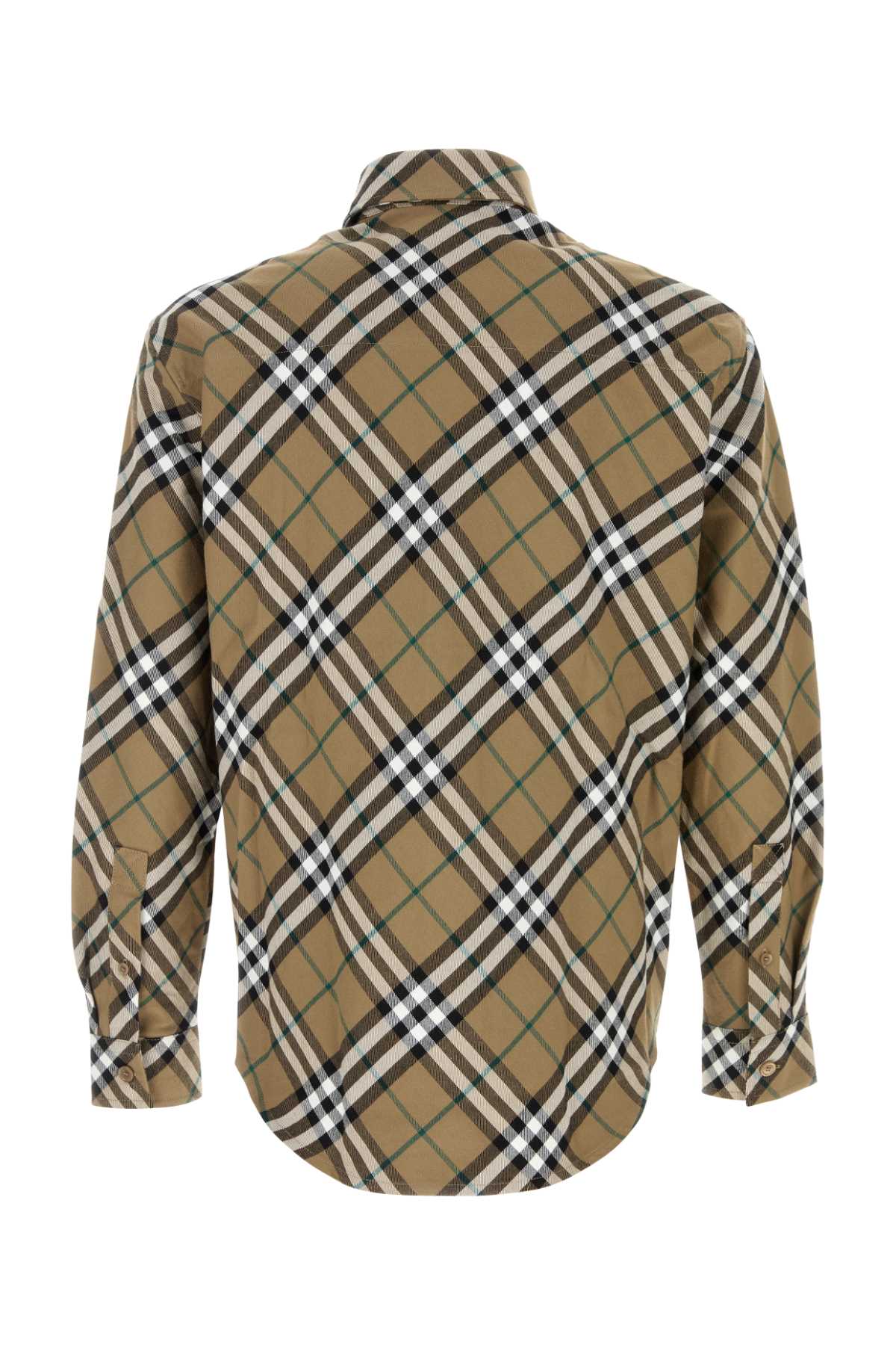 Embroidered Oxford Shirt Lindenipcheck Exterior: Cotton Camicie
