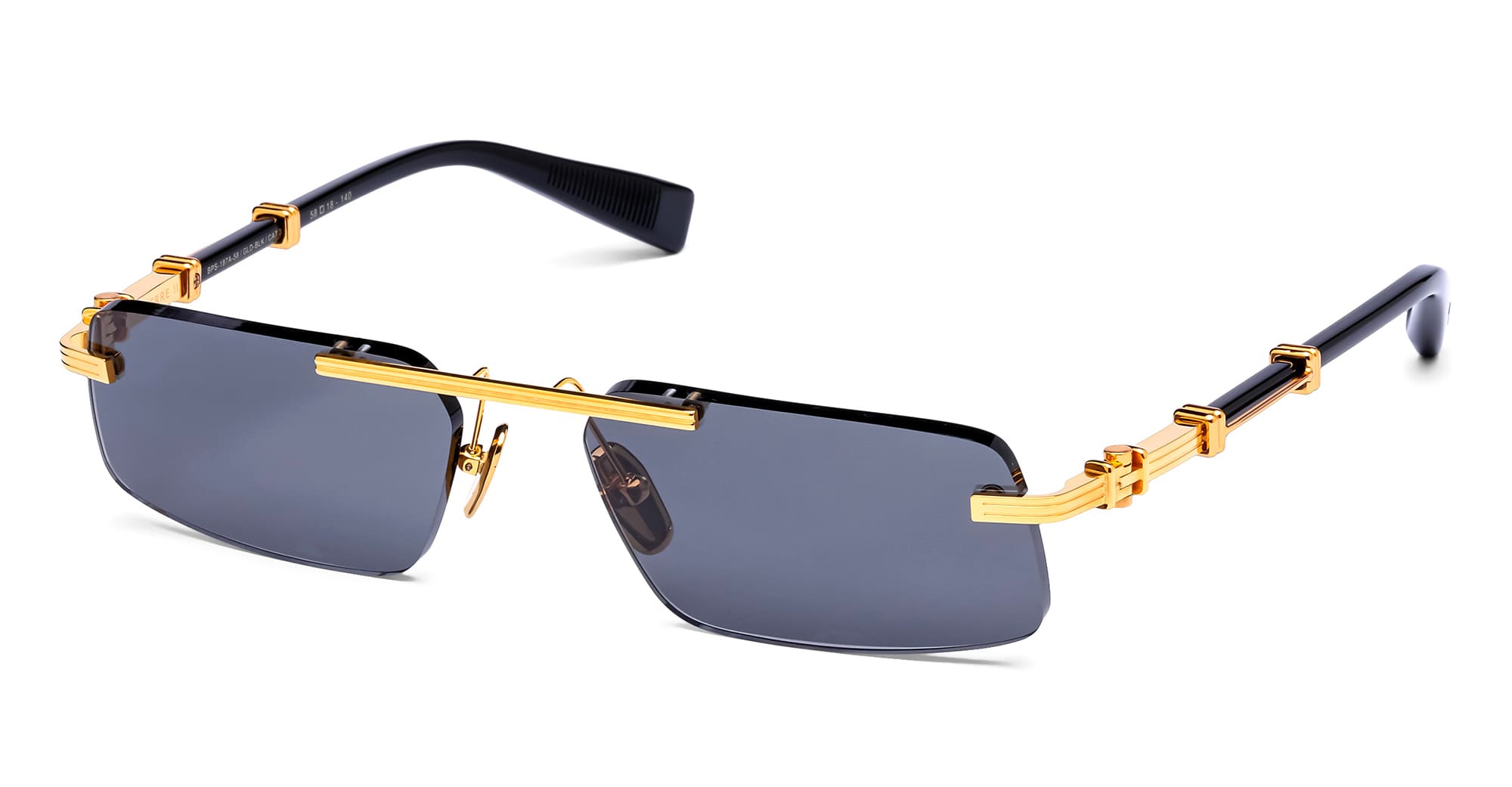 Bps-187a-58 Nd Titanium Sunglasses