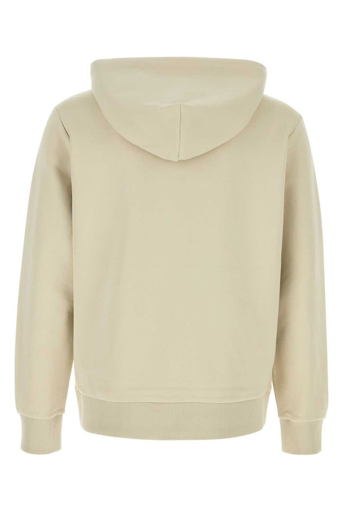Sand Stretch Cotton Sweatshirt Lightbeige Co Ea Felpe