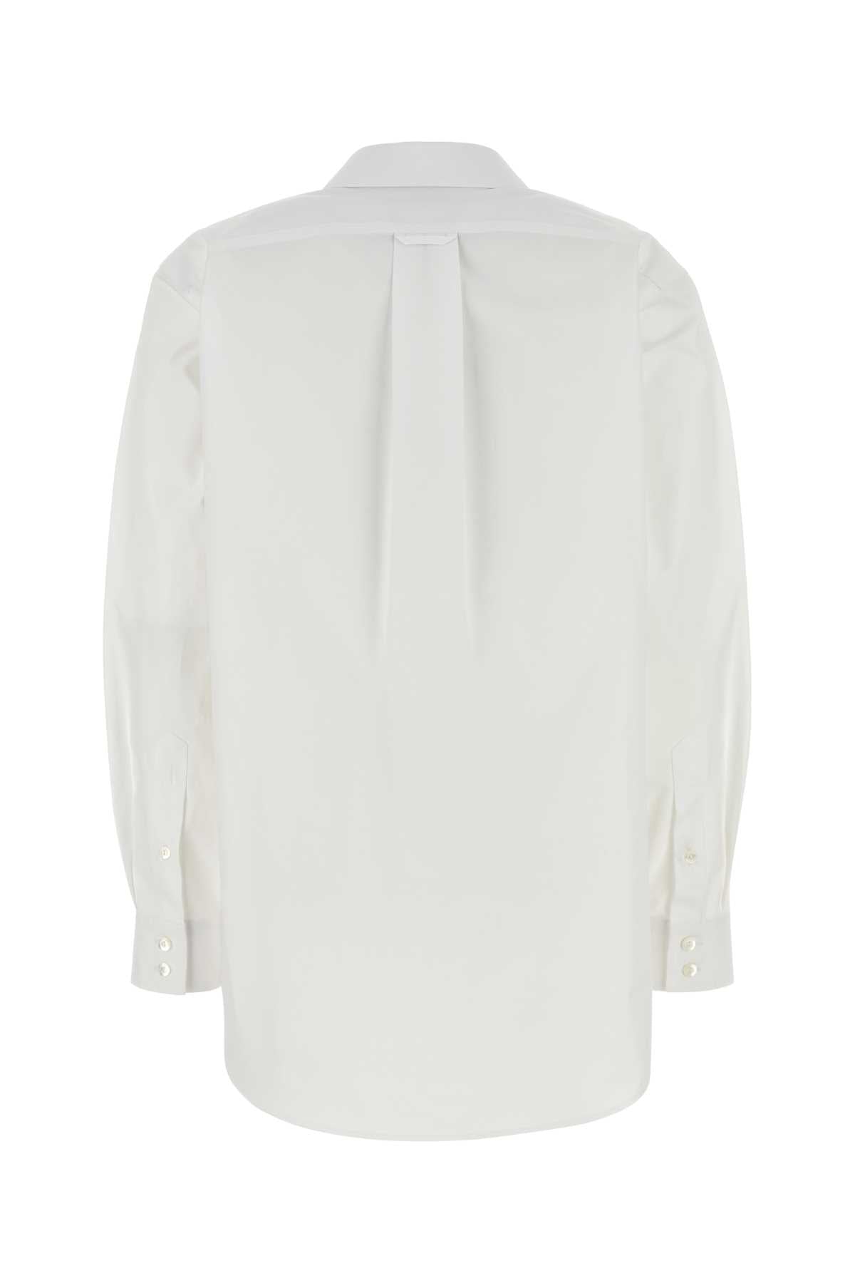 White Poplin Shirt Exterior: Cotton Camicie